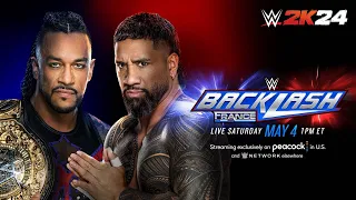 WWE 2K24 Backlash France: Damian Priest vs. Jey Uso - World Heavyweight Championship