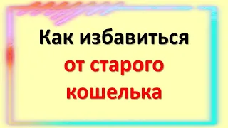 Как правильно избавиться от старого кошелька, чтобы в новом всегда были деньги и достаток