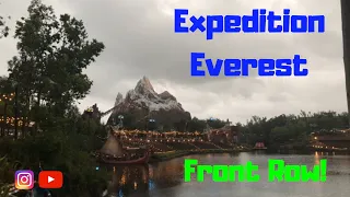Front Row on Expedition Everest