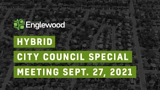 Hybrid City Council Special Meeting - 27 Sep 2021