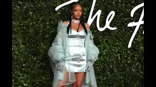 RED CARPET: RIHANNA & A$AP ROCKY at The Fashion Awards 2019