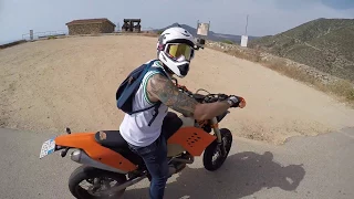 SUPERMOTARD KTM 530 exc factory - Sardegna Buggerru in moto è tutto più bello