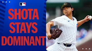 Shota Imanaga lowers his ERA to 0.84 (Best in MLB!) | 今永昇太