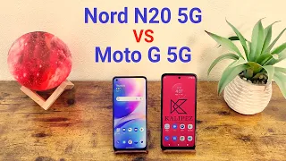 OnePlus Nord N20 5G vs Motorola Moto G 5G