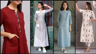 Latest Side Pocket Kurta Design Women | Pocket kurti design new | Pocket Shirt design | #Kurti/Kurta