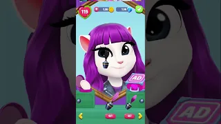 Descendants Mekover -My Talking Angela 2 😍✨🎮🥰#shorts #mytalkingangela2 #cosplay 😍✨🎮🥰