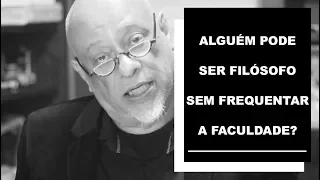 Alguém pode ser filósofo sem frequentar a faculdade? - Luiz Felipe Pondé