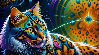 Nexxus 604 - Cybernetic Cats - Psychedelic trance mix 2024 • (4K AI animated music video)