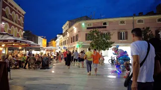 Porec (Istria-🇭🇷Croatia): An evening walk through the historic center I Aug 2022 I 4K