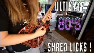 The Ultimate 80's Shred Licks