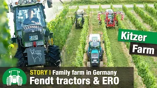 Kitzer Estate Winery (Fendt tractors and ERO machines | Canopy Management | Wine Growing | Part 1 )