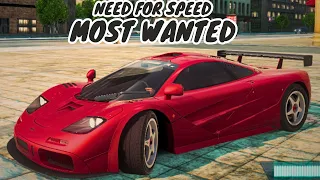 McLaren F1 LM vs Police Chasing Max Heat Level 6 Escaped NFS Most Wanted 2012 Deadlox Gaming