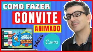 Como Fazer Convite Animado no Canva GRÁTIS - NOVO 2022