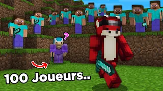 J'ai forcé 123 Joueurs à NOUS TUER sur Minecraft !