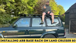 Installing ARB Base Rack on Land Cruiser 80