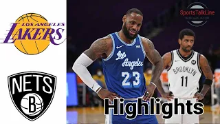 Lakers vs Nets HIGHLIGHTS Halftime | NBA M April 10