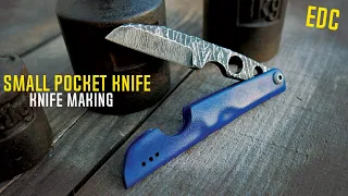 Knife Making  - Small edc - pocket knife with kydex