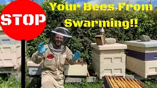 Stop Your Bees From Swarming. The Artificial Swarm