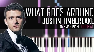 How To Play: Justin Timberlake - What Goes Around Comes Around | Piano Tutorial + Sheets