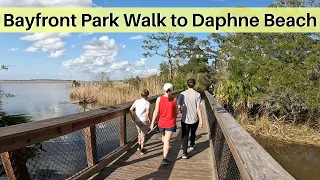 Bayfront Park Walk to Daphne Alabama Beach