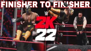 WWE 2K22: Finisher To Finisher Reversal Concept