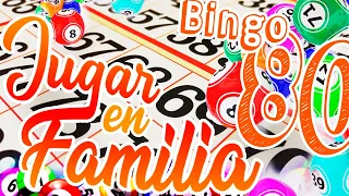 BINGO ONLINE 75 BOLAS GRATIS PARA JUGAR EN CASITA | PARTIDAS ALEATORIAS DE BINGO ONLINE | VIDEO 80