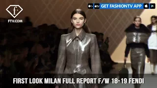 Kaia Gerber Fendi Milan Fashion Week Fall/Winter 2018-19 | FashionTV | FTV