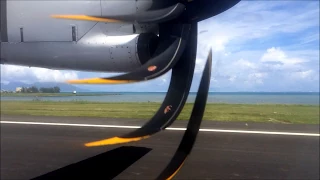 Air Tahiti ATR 72-500 - Papeete, Tahiti to Moorea (Full Flight)