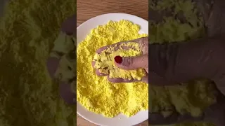 Homemade Natural Holi Color | Organic Yellow Gulaal | How to make holi colors