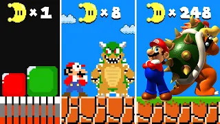 Super Mario Bros. but Mario and Bowser but Moons = MORE Realistic? | Game Animation