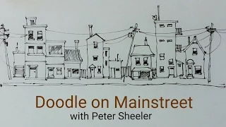 How to Draw a house, building or street scene. QUICK, EASY AND FUN. With Peter Sheeler