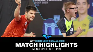 Felix Lebrun vs Dimitrij Ovtcharov | MS Final |  WTT Contender Antalya 2023