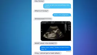 [Try Not To Laugh] Most Hilarious Pregnancy Texts Messages Of All Time!