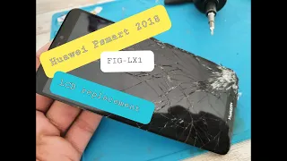Huawei P smart 2018 FIG-LX1 LCD replacement even at home in just 5min