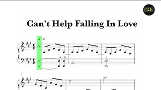 Elvis Presley - Can't Help Falling In Love Sheet Music