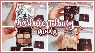 IN-DEPTH CHARLOTTE TILBURY EYESHADOW QUADS COLLECTION! INCL. SWATCHES!