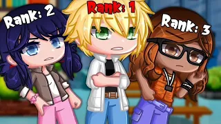 Class Ranking ✨| Miraculous Ladybug「 Gacha Life 2 」