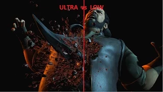 Mortal Kombat X - Ultra vs Low (1080p 60FPS)