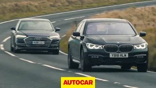 Audi A8 vs BMW 7 Series | What's the best luxury saloon to drive? | Autocar