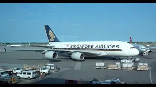 Singapore Airlines Airbus A380 / New York JFK to Frankfurt / 4K Video