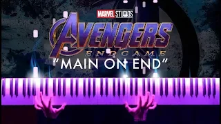 Avengers 4: Endgame - Main on End (Piano Cover) + SHEETS/SYNTHESIA