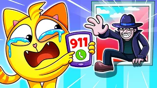 Danger Stranger 😱 My Daddy Is A Policeman 👮‍♂️🐱 + More Funny Cartoons For Kids | Baby Zoo