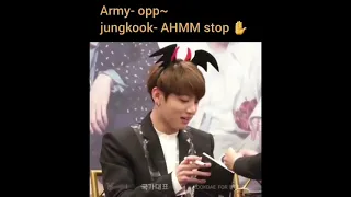 Jungkook's reaction to oppa.Then vs Now.😜💩💨👀