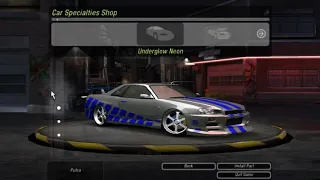 Need for speed Underground 2 : Skyline Brian Tuning