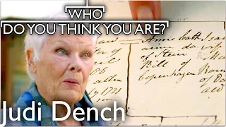 Dame Judi Dench Amazed By Danish Roots | Who Do You Think You Are