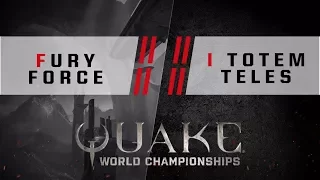 Quake - Fury Force vs. I Totem Teles [4v4] - Quake World Championships - Ro8 NA Qualifier #2