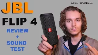 JBL Flip 4 Bluetooth Speaker - Review + Sound Test