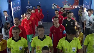 New and Vibrant FIFA World Cup 2018 Ceremony of the flags