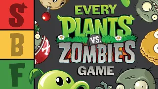I played and ranked EVERY Plants vs. Zombies Game