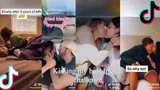 Kissing my Best Friend challenge - Electric Love ♥️🦋 - Tiktok Compilation